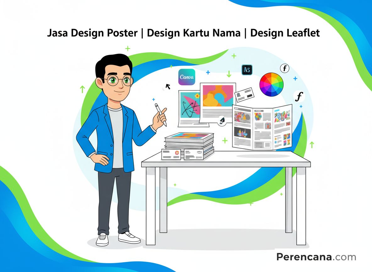 Jasa Design Poster | Design Kartu Nama | Design Leaflet