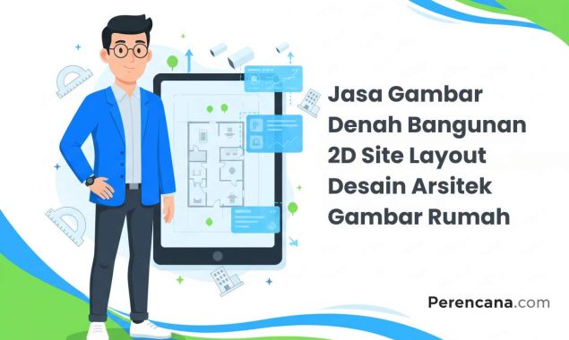 Jasa Gambar Denah Bangunan 2D Site Layout Desain Arsitek Gambar Rumah