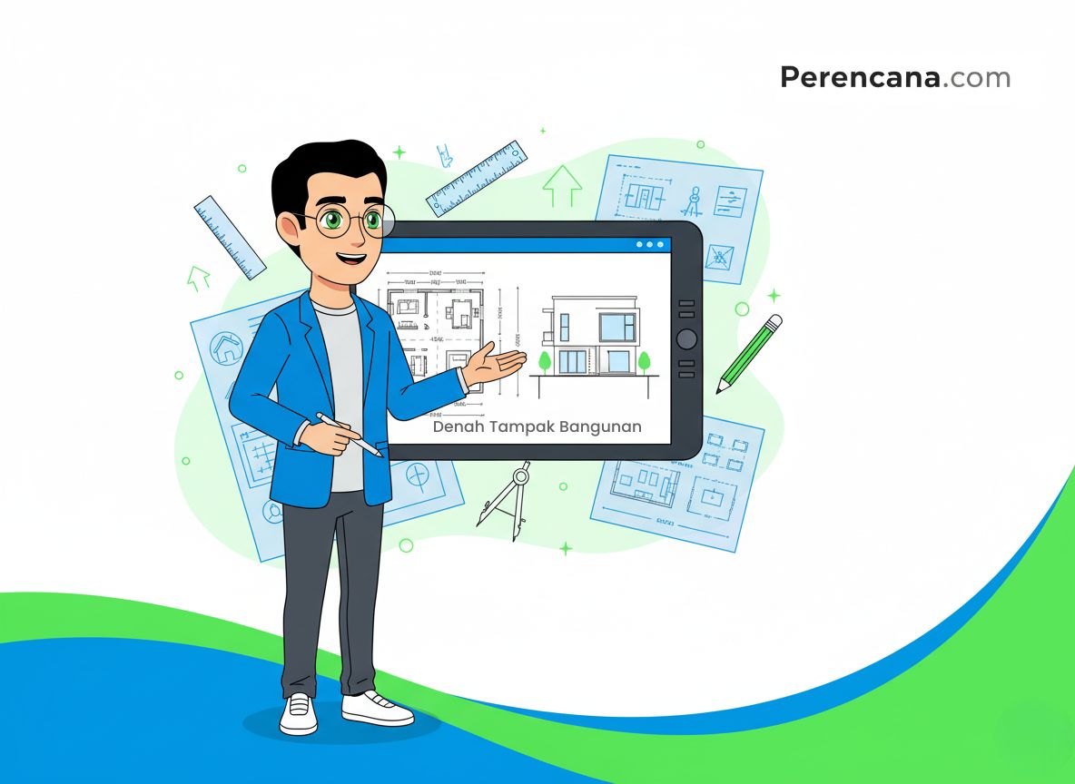 Jasa Gambar Denah Tampak Bangunan 2D Desain Arsitek