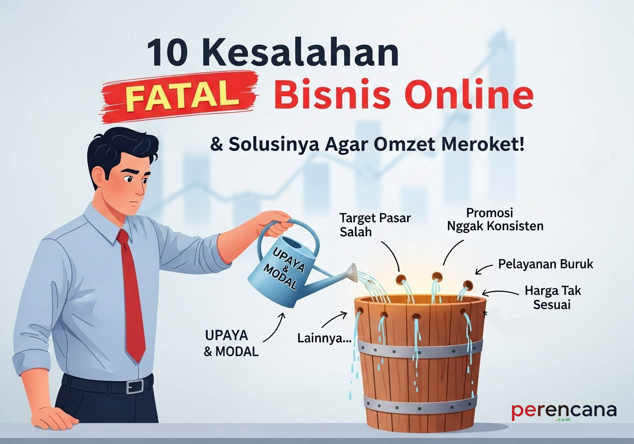 10 Kesalahan Fatal Bisnis Online & Solusinya